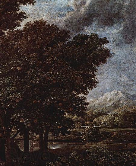 Nicolas Poussin Szene: Der Fruhling, Detail Norge oil painting art